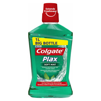 COLGATE Plax Ústna voda bez alkoholu Soft Mint 1000 ml