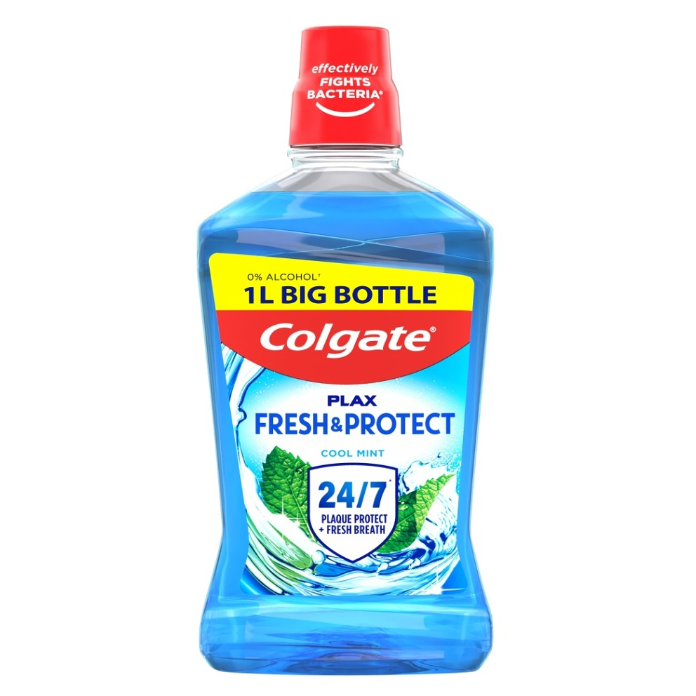 E-shop COLGATE Plax Ústna voda bez alkoholu Cool Mint 1000 ml