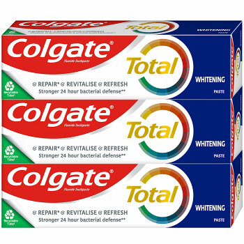 COLGATE Total Whitening Zubná pasta 3 x 75 ml
