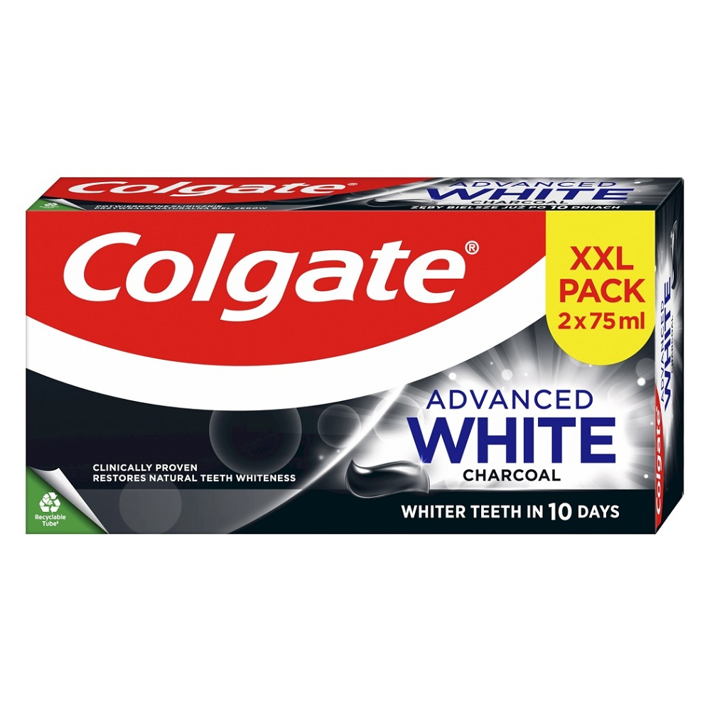 E-shop COLGATE Zubná pasta Advanced White Charcoal 2 x 75 ml