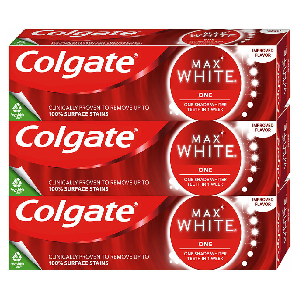 E-shop COLGATE Zubná pasta Max White One Sensational Mint 3 x 75 ml