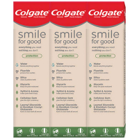 COLGATE Zubná pasta Smile for Good Protection 3 x 75 ml