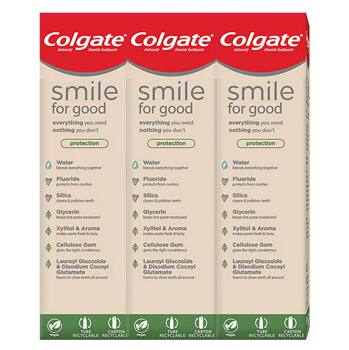 COLGATE Zubná pasta Smile for Good Protection 3 x 75 ml, expirácie