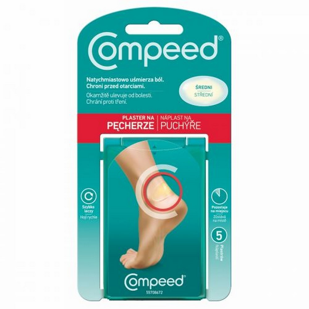 COMPEED Náplasti na pľuzgiere stredné znecitlivujúca náplasť na pľuzgiere 10 ks kúpite na Mojalekaren.sk