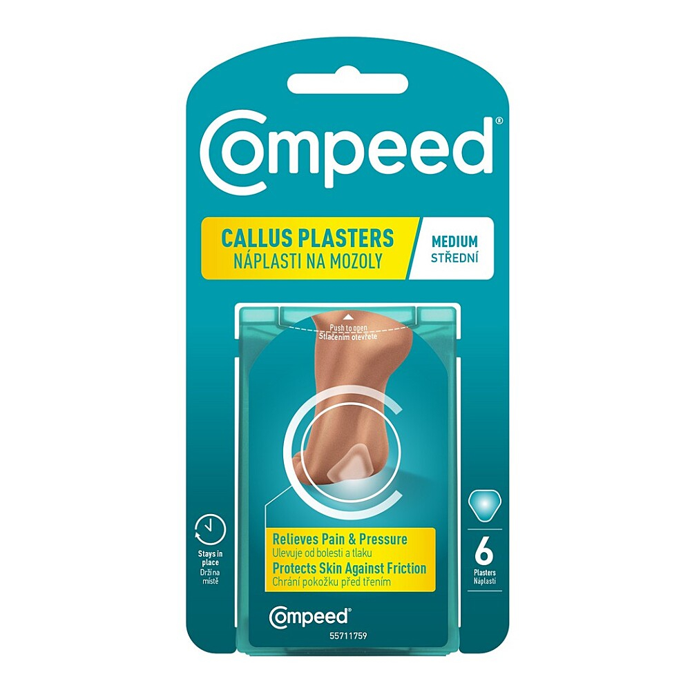 COMPEED Náplasti na mozole stredné 6 kusov