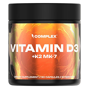 COMPLEX Vitamín D3+K2 MK-7 90 kapsúl (Vitamíny)