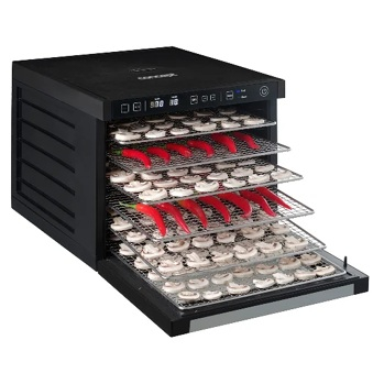CONCEPT SO3000 Sušička ovocia profi 1000 W (Sušičky ovocia) - Elektrické, S termoreguláciou, Do zásuvky, Časovač