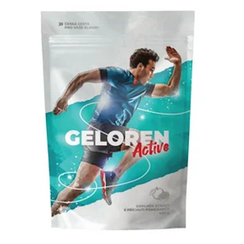 CONTIPRO Geloren active červený pomaranč 90 želatínových tabliet
