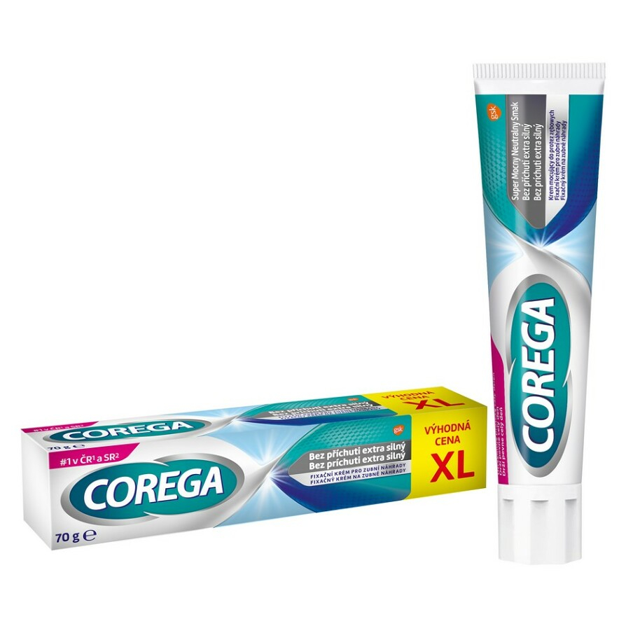 COREGA Extra silný fixačný krém bez príchuti XL 70 g kúpite na Mojalekaren.sk