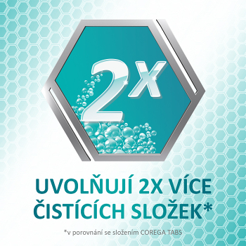 COREGA Dvojitá sila čistiace tablety 36 ks