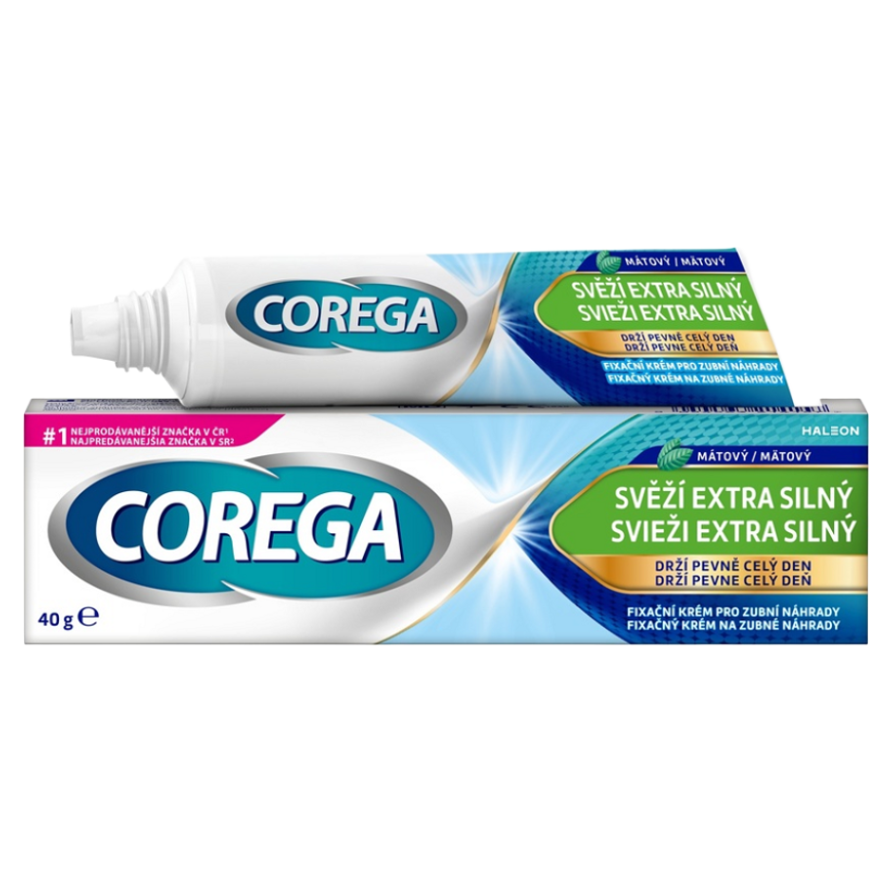COREGA Fixačný extra silný krém Svieži dych 40 g