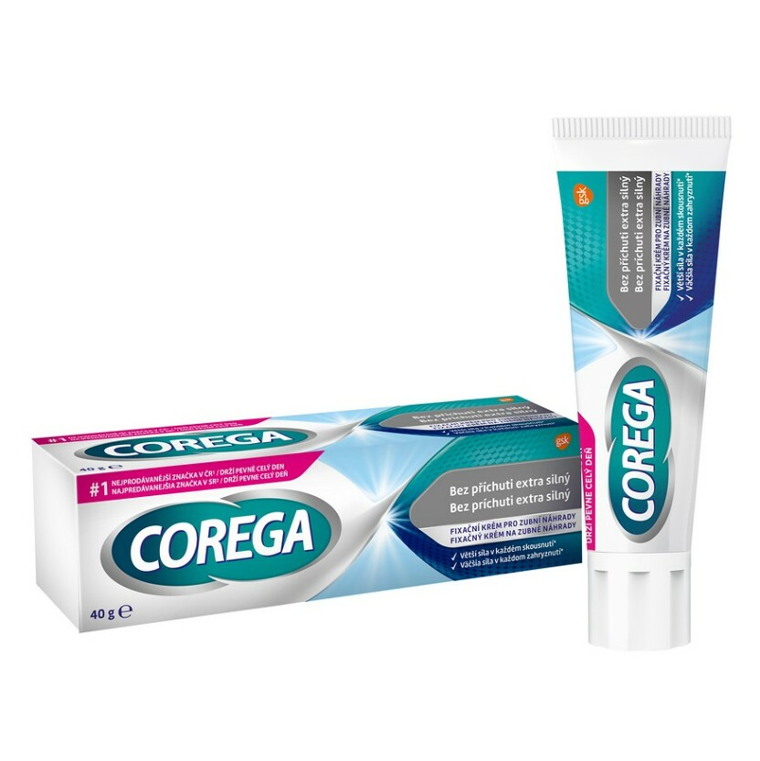 COREGA Fixačný krém bez príchute extra silný 40 g kúpite na Mojalekaren.sk