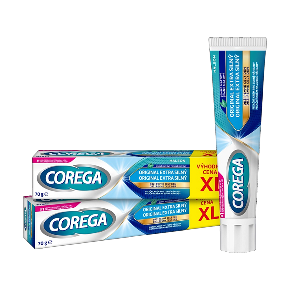Corega Original Extra Strong fixačný gél 2x70 g