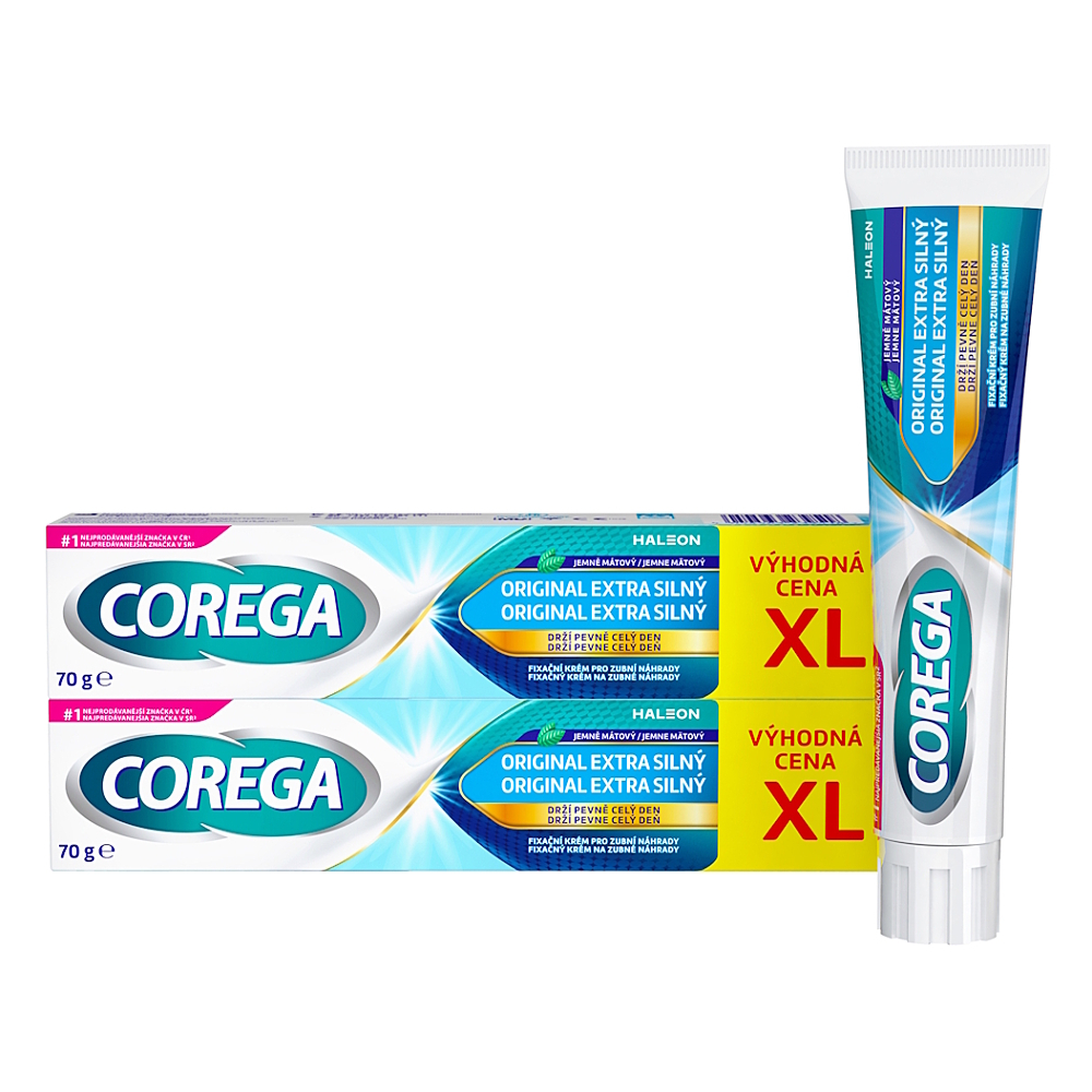 Corega Original Extra Strong fixačný gél 2x70 g kúpite na Mojalekaren.sk