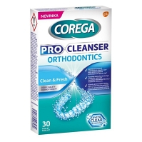 COREGA Pro Cleanser Orthodontics Čistiace tablety 30 ks