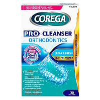 Corega Pro Cleanser Orthodontics čistiace tablety 30 ks