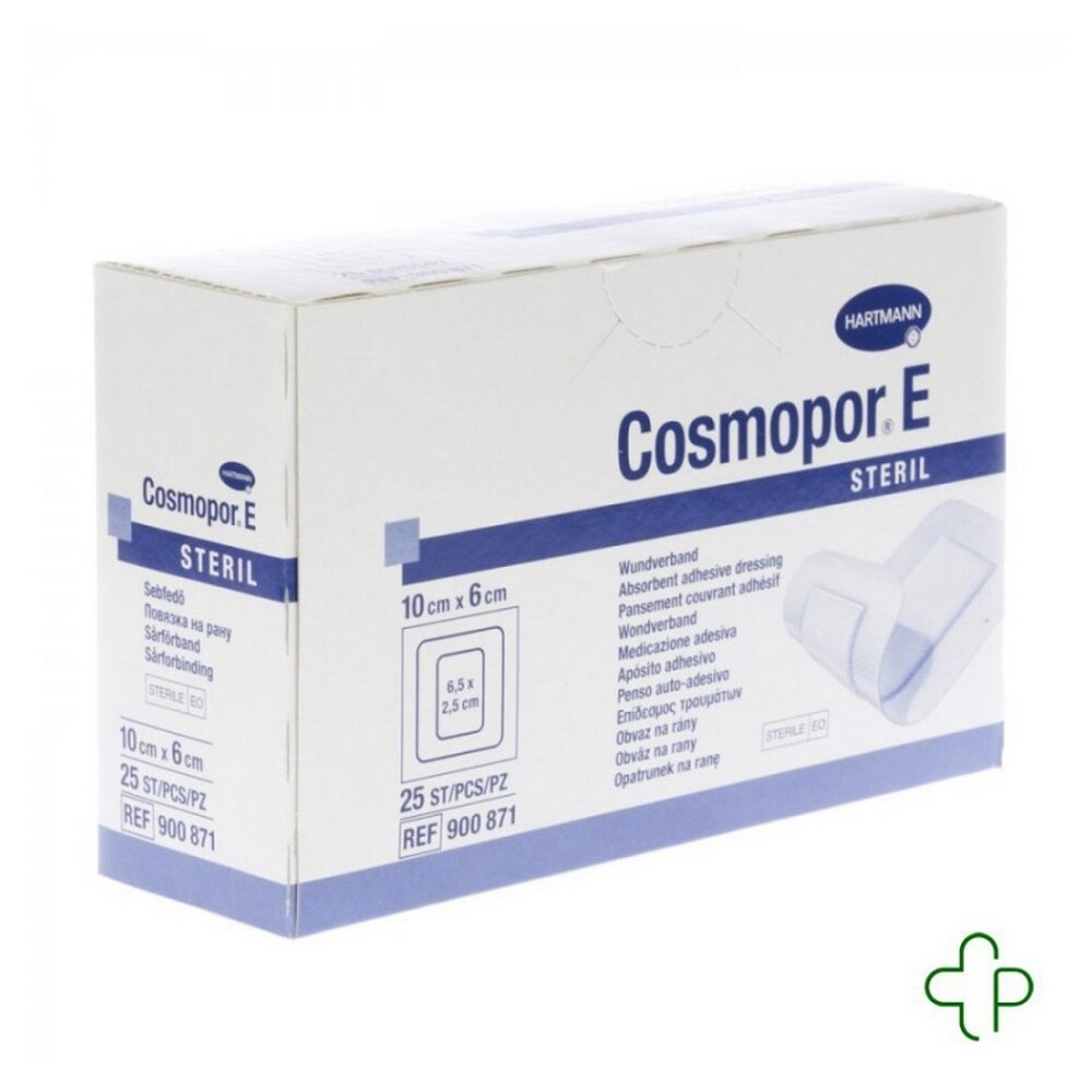 COSMOPOR Rýchloobväz E sterilný 10 x 6 cm 25 kusov kúpite na Mojalekaren.sk