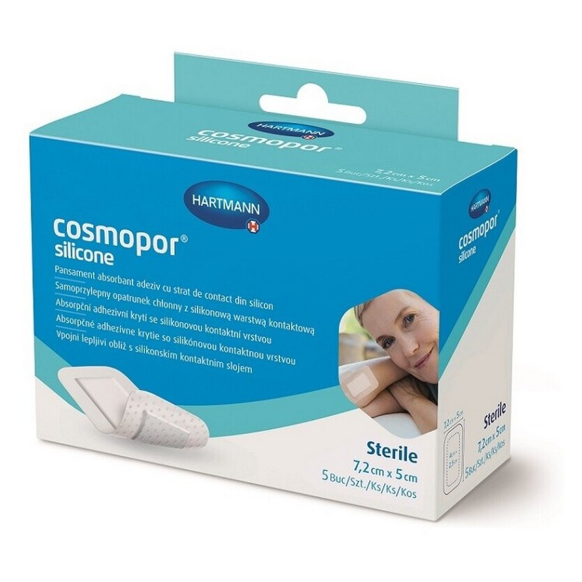 Cosmopor Silicone 7,2 x 5 cm 5 ks kúpite na Mojalekaren.sk