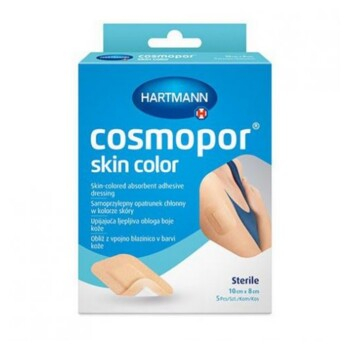 COSMOPOR Skin color 10 x 8 cm 5 kusov (Náplasti dělené) - Špeciálne