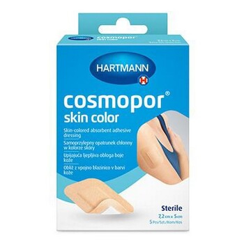 COSMOPOR Skin color 7,2 x 5 cm 5 kusov (Náplasti dělené) - Špeciálne
