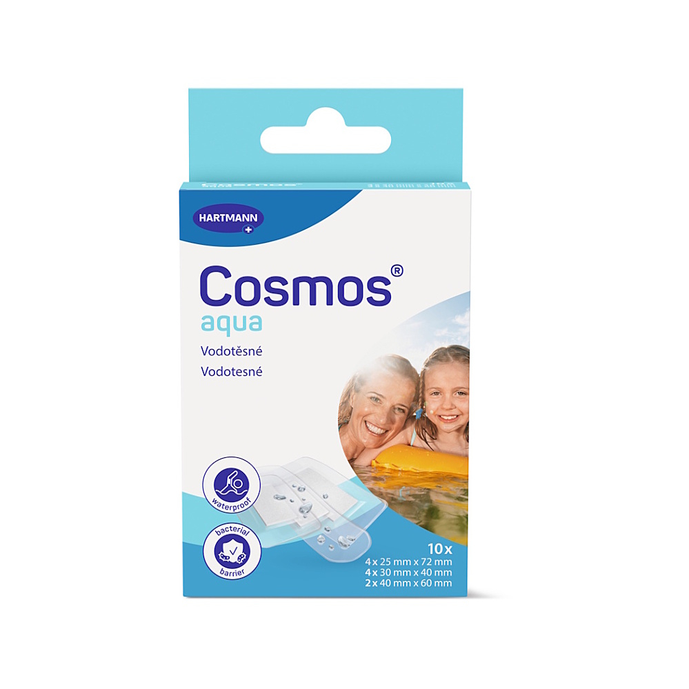 COSMOS Aqua náplasť do vody 3 veľkosti 10 kusov kúpite na Mojalekaren.sk