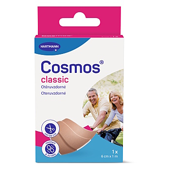 COSMOS Classic pevná náplasť 6 cm × 1 m 1 kus (Náplasti s polštářkem)