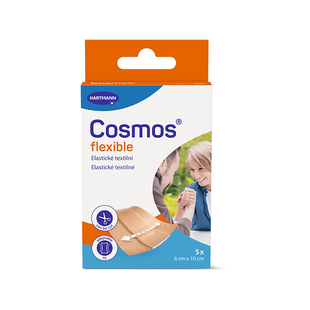 COSMOS Flexible pružná náplasť 6 × 10 cm 5 kusov kúpite na Mojalekaren.sk