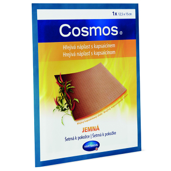 COSMOS Hrejivá náplasť s kapsaicínom jemná 12,5 x 15 cm 1 kus