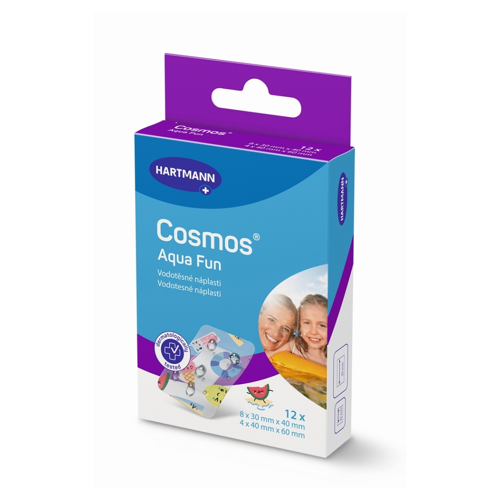 COSMOS Náplasť do vody aqua fun 2 veľkosti 12 kusov kúpite na Mojalekaren.sk