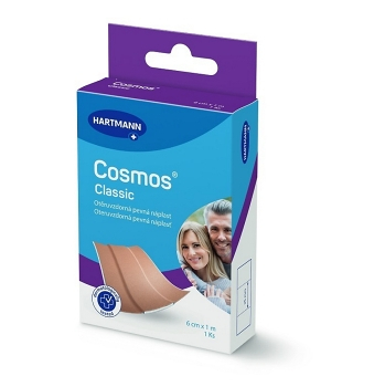 COSMOS Classic pevná náplasť oteruvzdorná 6 cm x 1 m 1 kus