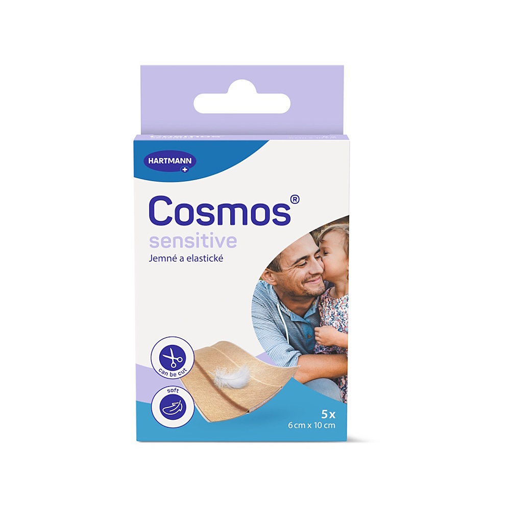 COSMOS Sensitive jemná náplasť 6 × 10 cm 5 kusov kúpite na Mojalekaren.sk