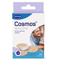 COSMOS Sensitive jemná okrúhla náplasť 22 mm 20 kusov