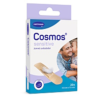 COSMOS Sensitive jemná náplasť 19 × 72 mm 20 kusov