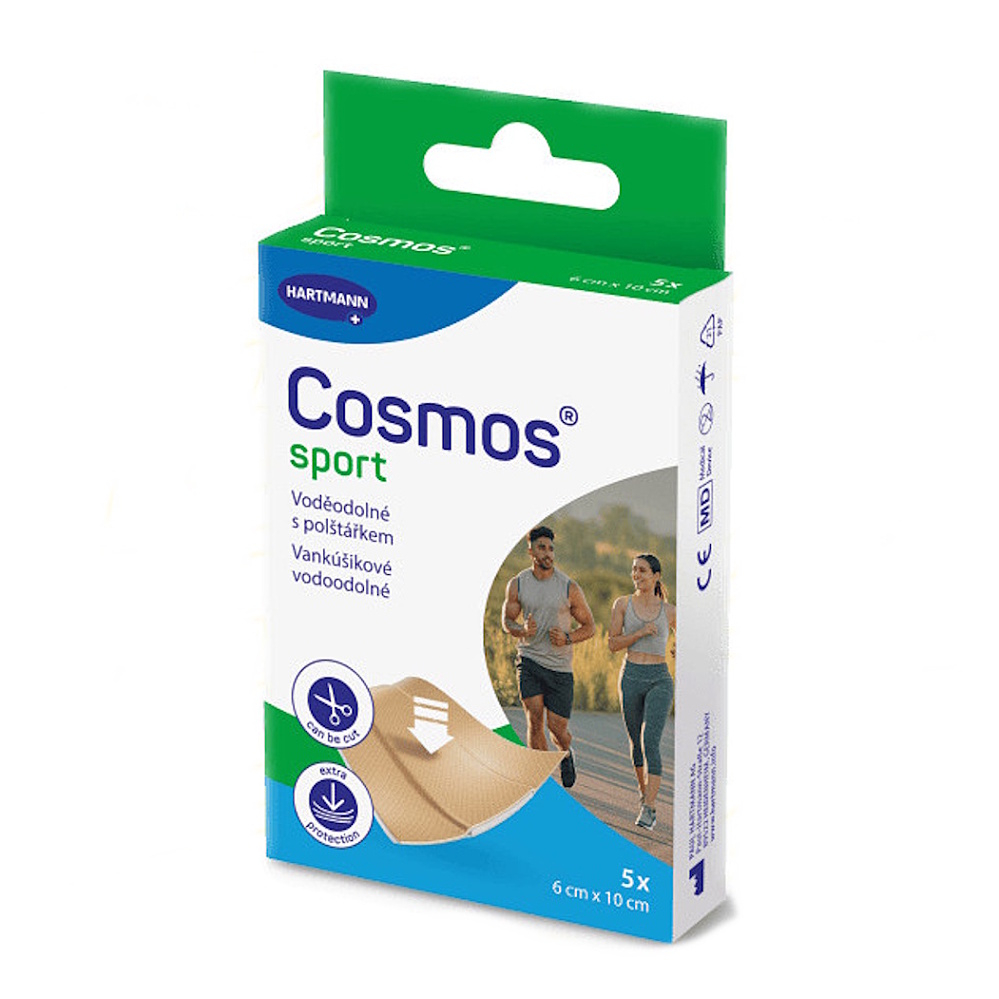 COSMOS Sport vodeodolná náplasť 6 x 10 cm 5 kusov kúpite na Mojalekaren.sk