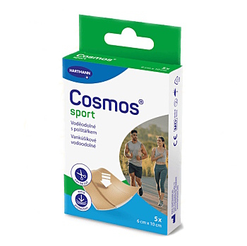 COSMOS Sport vodeodolná náplasť 6 x 10 cm 5 kusov (Náplasti dělené)