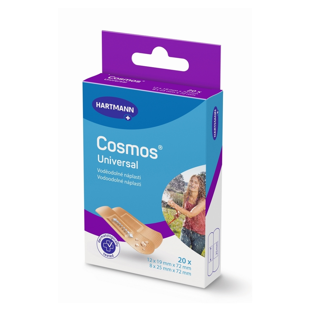 Hartmann Cosmos Water-Resist náplasť na drobné poranenia 20 ks kúpite na Mojalekaren.sk