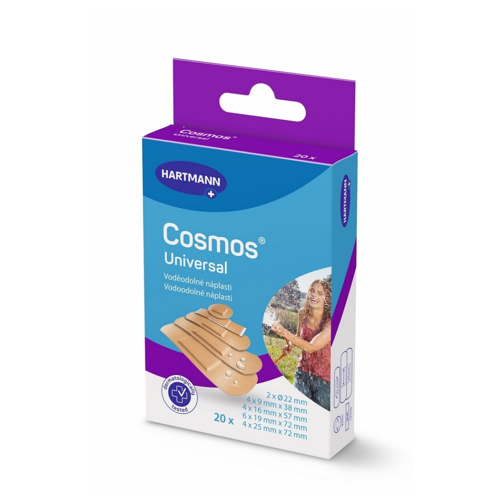 COSMOS Vodeodolná náplasť 5 veľkostí 20 ks