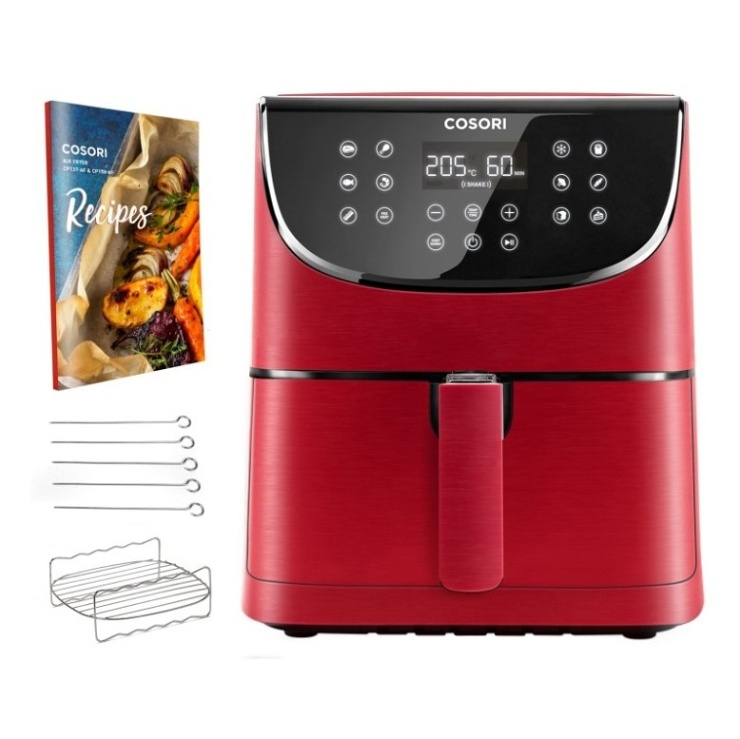 E-shop COSORI CP158-AF premium 5.5L červená teplovzdušná fritéza