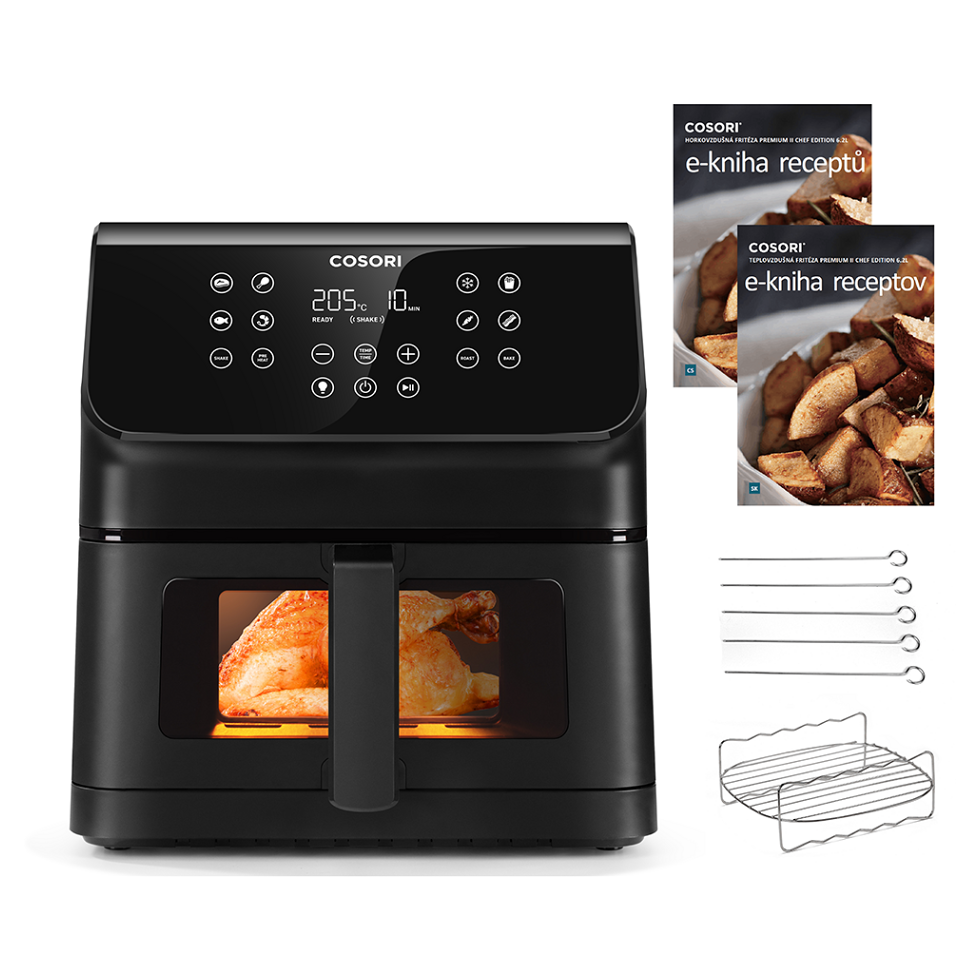 E-shop COSORI P653 Premium II Plus Chef edition teplovzdušná fritéza 6,2 l