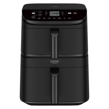 COSORI Turbo tower teplovzdušná fritéza čierna 10,8 l (Teplovzdušné fritézy) - Automatické, Digitálny/e, Elektrické, S termoreguláciou, Do zásuvky, Časovač