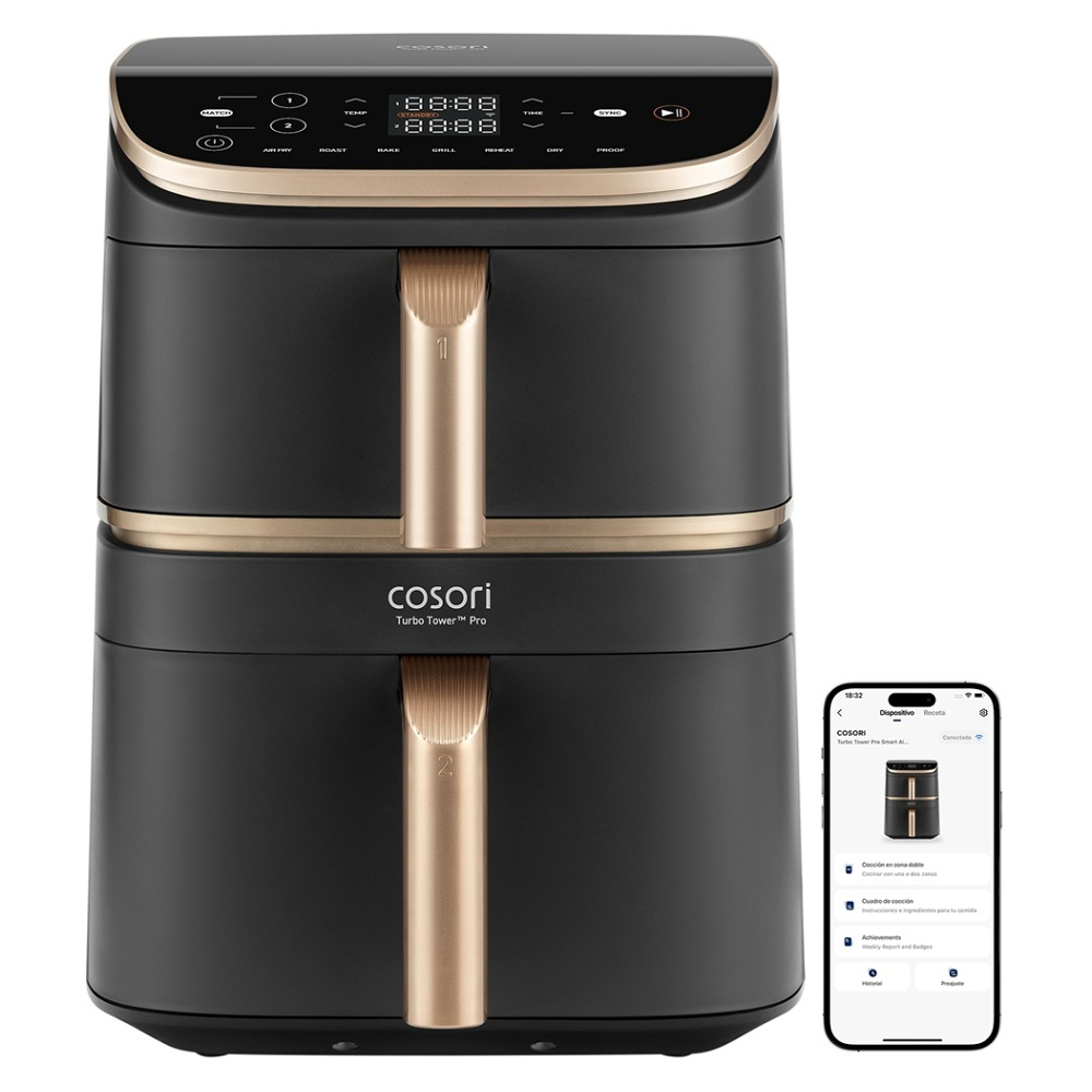 COSORI Turbo tower pro teplovzdušná fritéza čierna 10,8 l