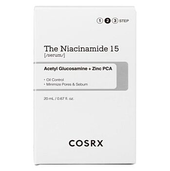 COSRX The niacinamide 15 pleťové sérum 20 ml (Korejská pleťová séra) - Upokojujúci, Rozjasňujúce, Regeneračné
