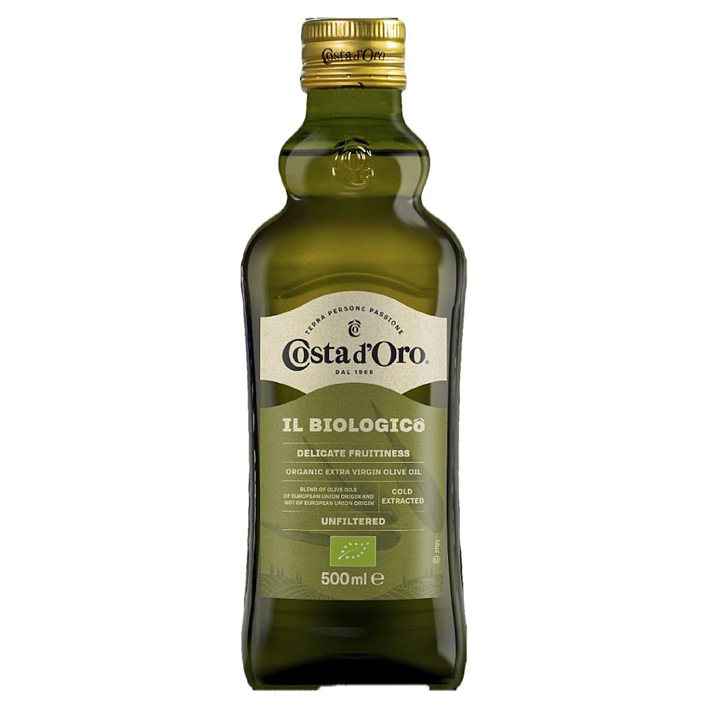 E-shop COSTA D’ORO Evoo biologicko nefiltrovaný olivový olej 500 ml