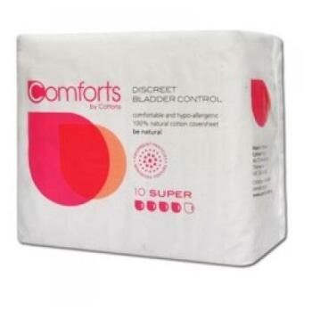 Comforts by Cottons Inkontinenčné vložky super 10 kusov