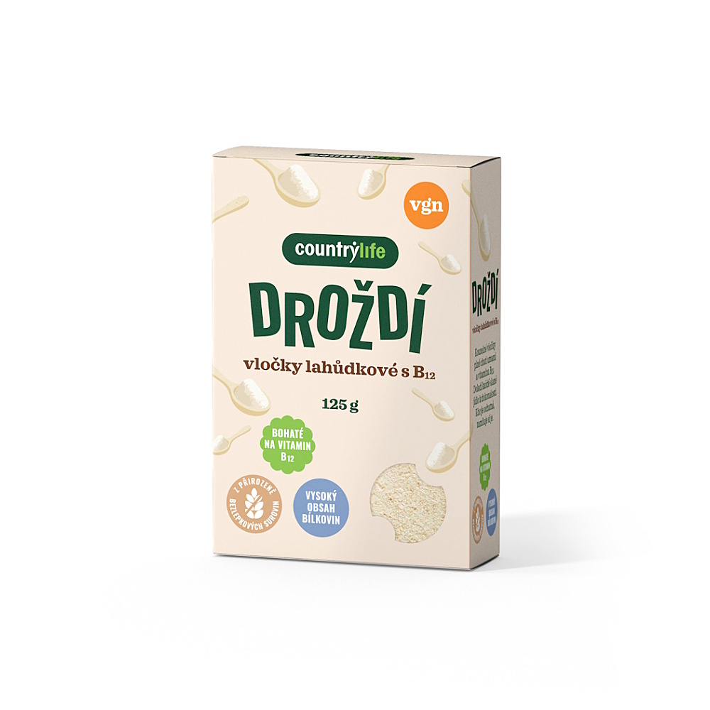COUNTRY LIFE Droždie lahôdkové s vitamínom B12 125 g