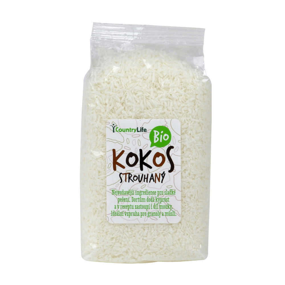 COUNTRY LIFE Kokos strúhaný 200 g BIO