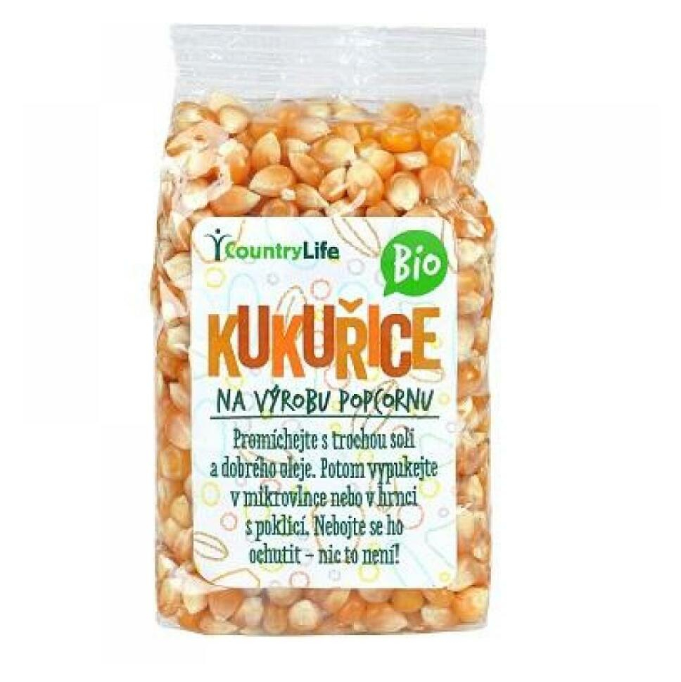 E-shop COUNTRY LIFE Kukurica na výrobu popcornu BIO 200 g