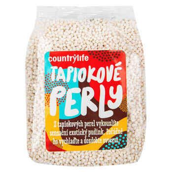 COUNTRY LIFE Perly tapiokové 250 g (Bezlepkové prísady na varenie a pečenie)
