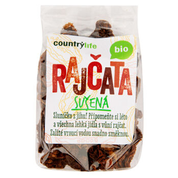 COUNTRY LIFE Paradajky sušené BIO 100 g (Bio sušené plody, orechy a semienka)