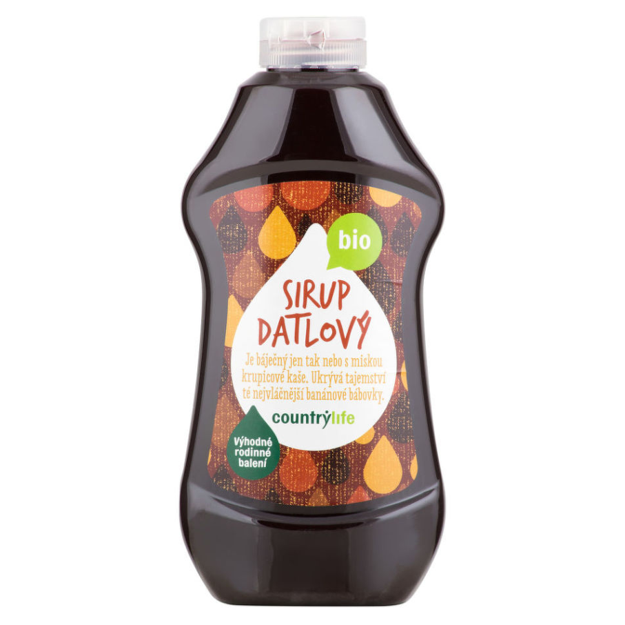 COUNTRY LIFE Sirup datľový BIO 874 ml